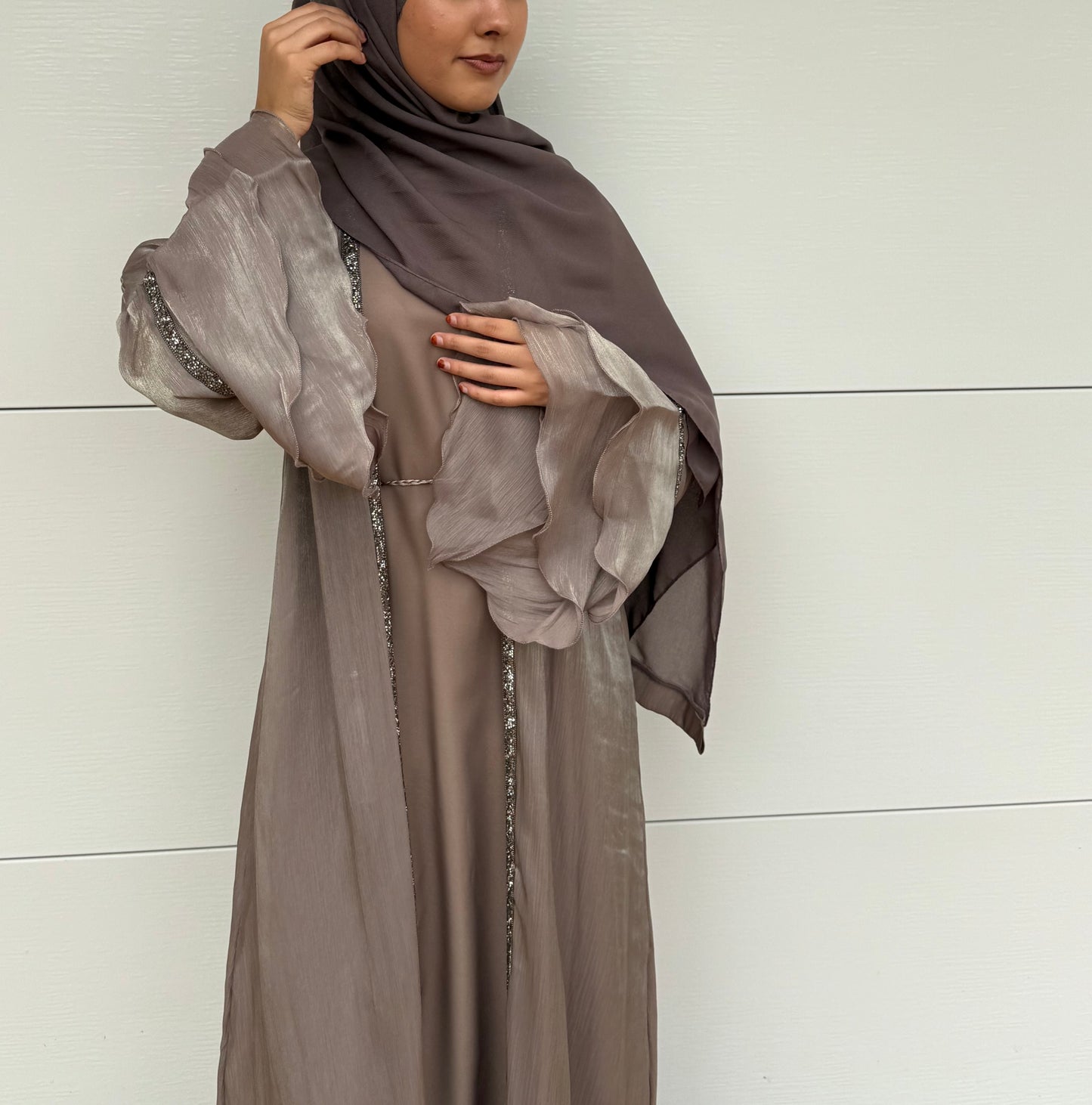 Amaara Jacket Abaya - Gold