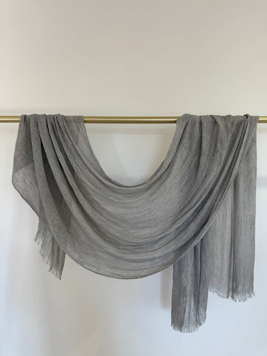 Stone Grey Rayon Bamboo