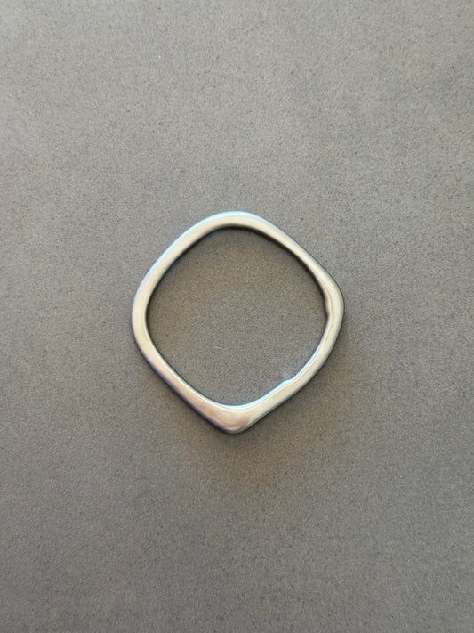 Hijab Ring - Silver Matte