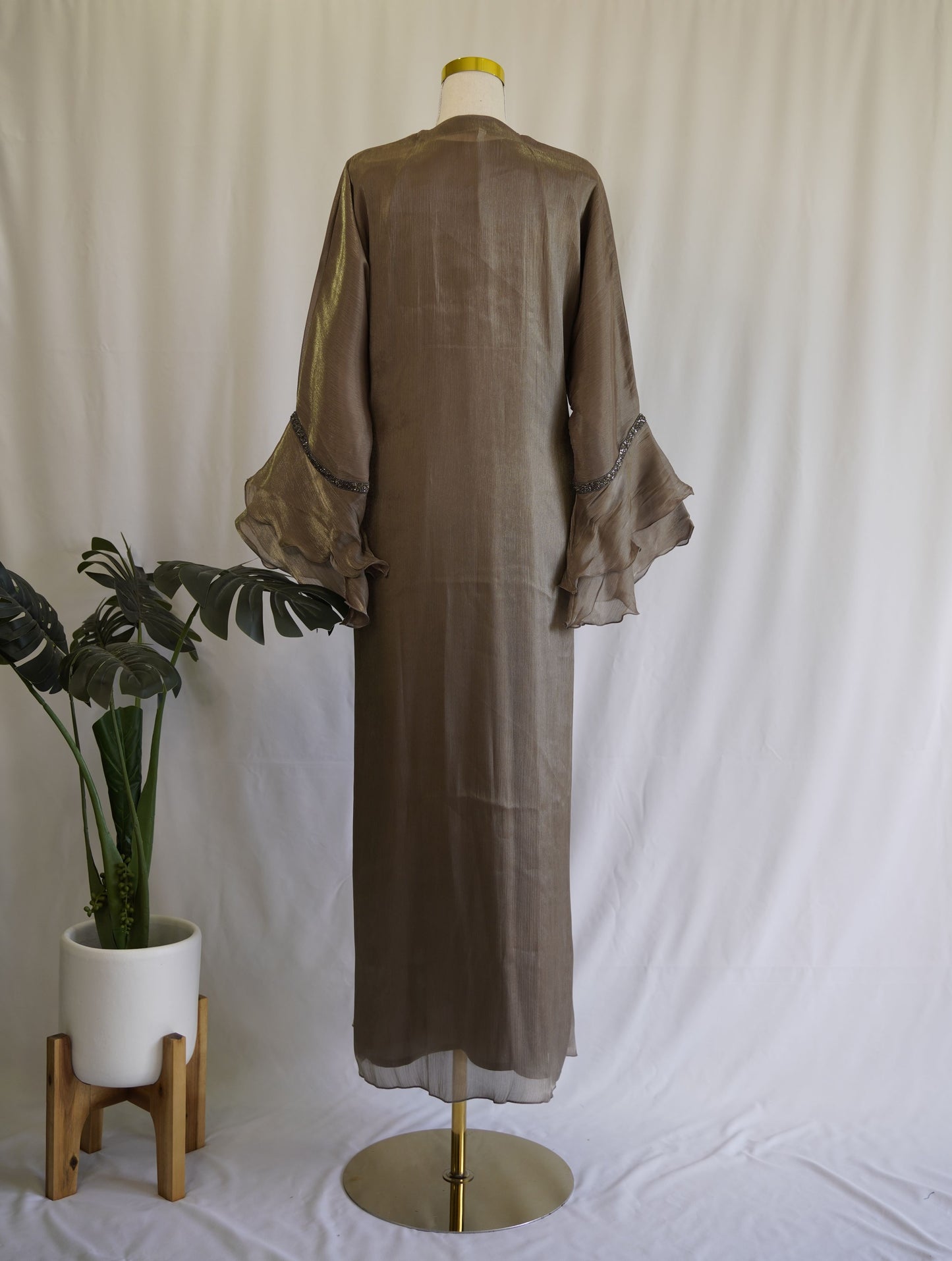 Amaara Jacket Abaya - Gold