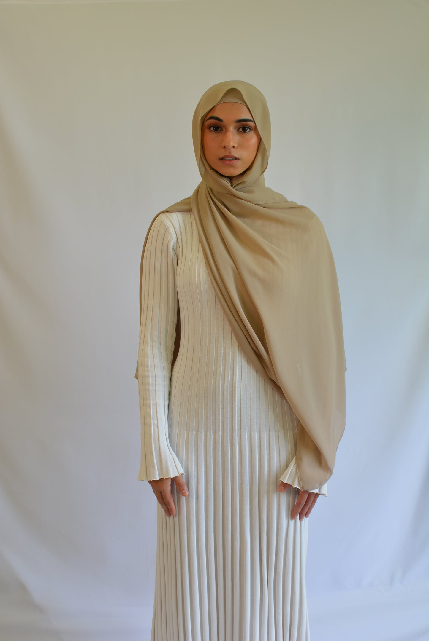 Nude Chiffon