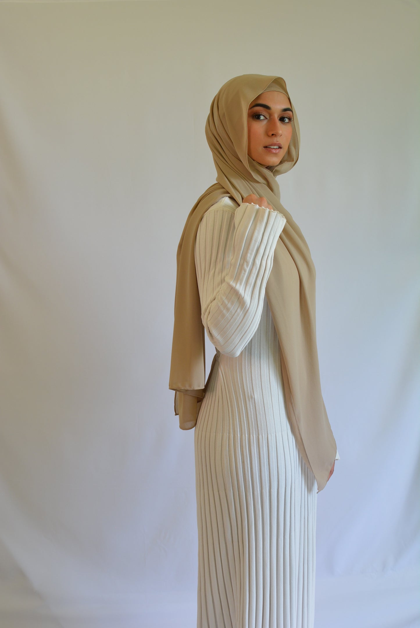 Nude Chiffon
