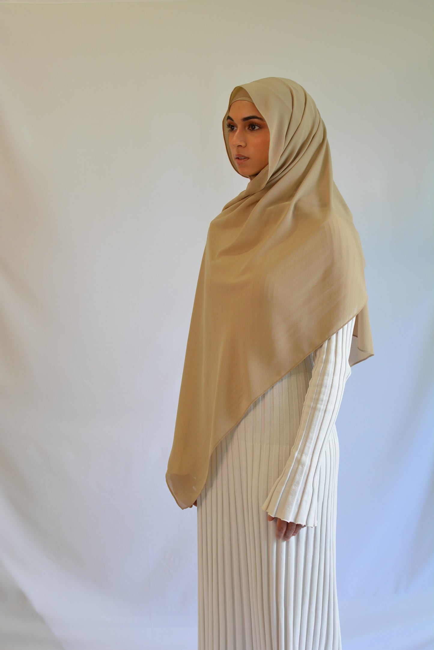 Nude Chiffon