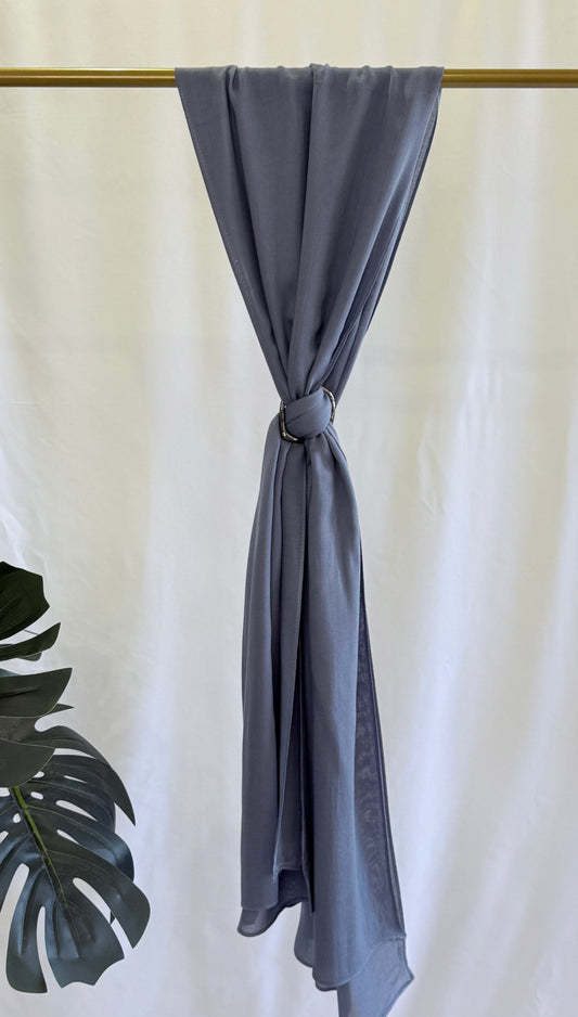 Slate Modal Hijab Set