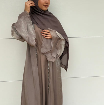 Amaara Jacket Abaya - Gold