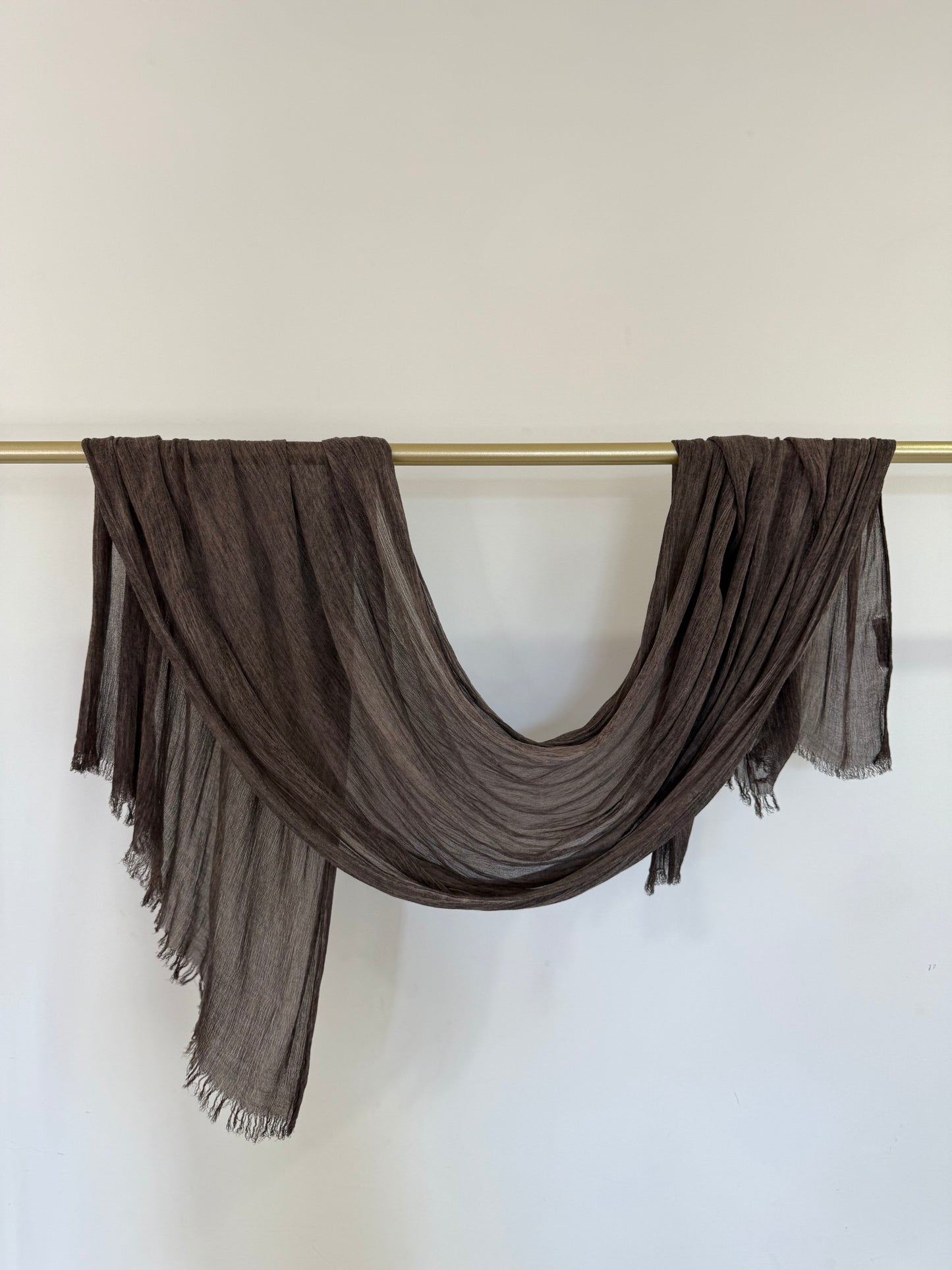 Chocolate Brown Rayon Bamboo