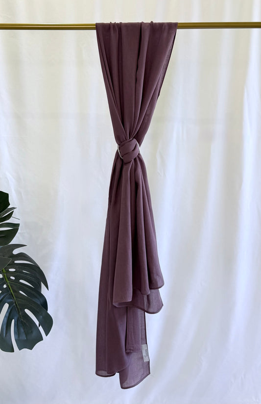 Mauve Modal Hijab Set