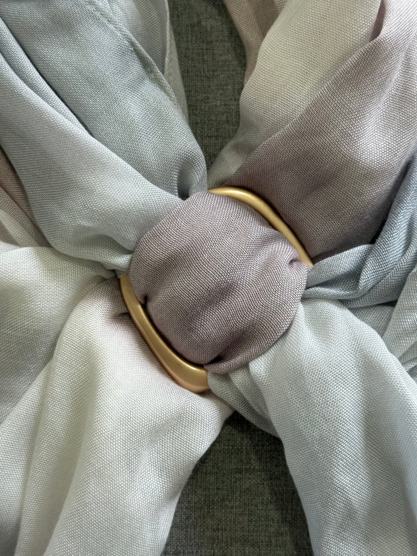 Hijab Ring - Gold Matte