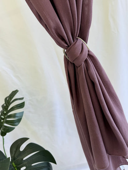 Mauve Modal Hijab Set