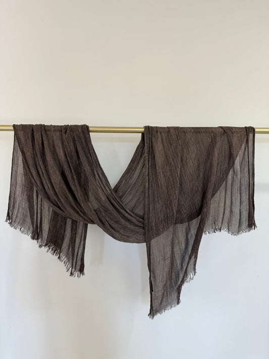 Chocolate Brown Rayon Bamboo