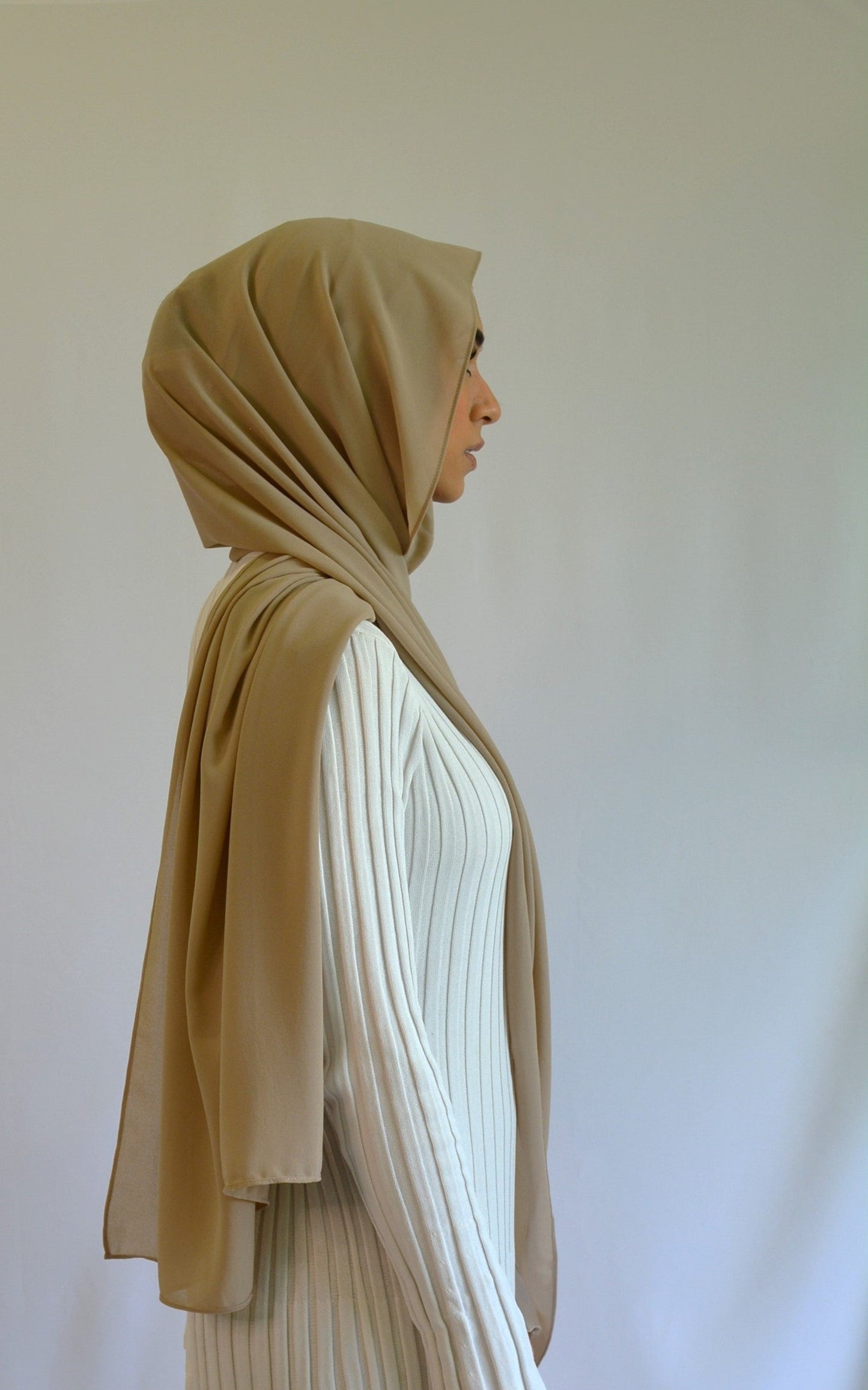 Nude Chiffon
