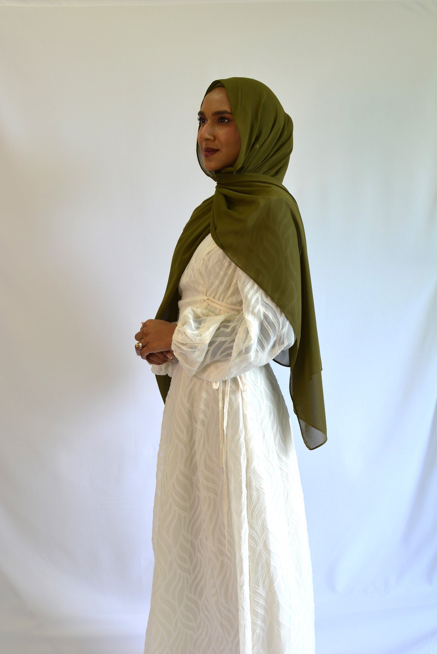 Olive Chiffon