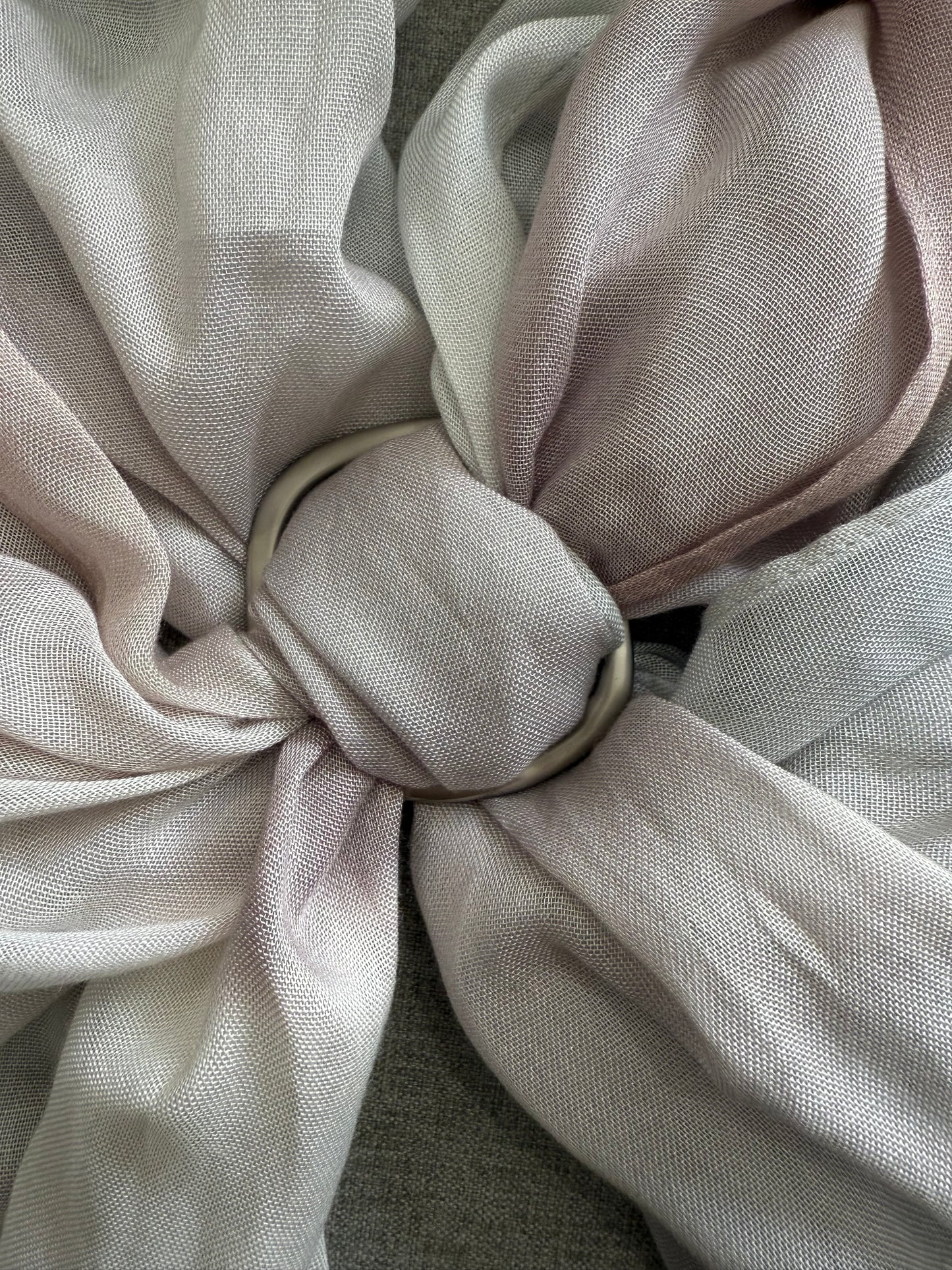 Hijab Ring - Silver Matte
