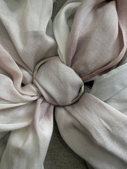 Hijab Ring - Silver Matte